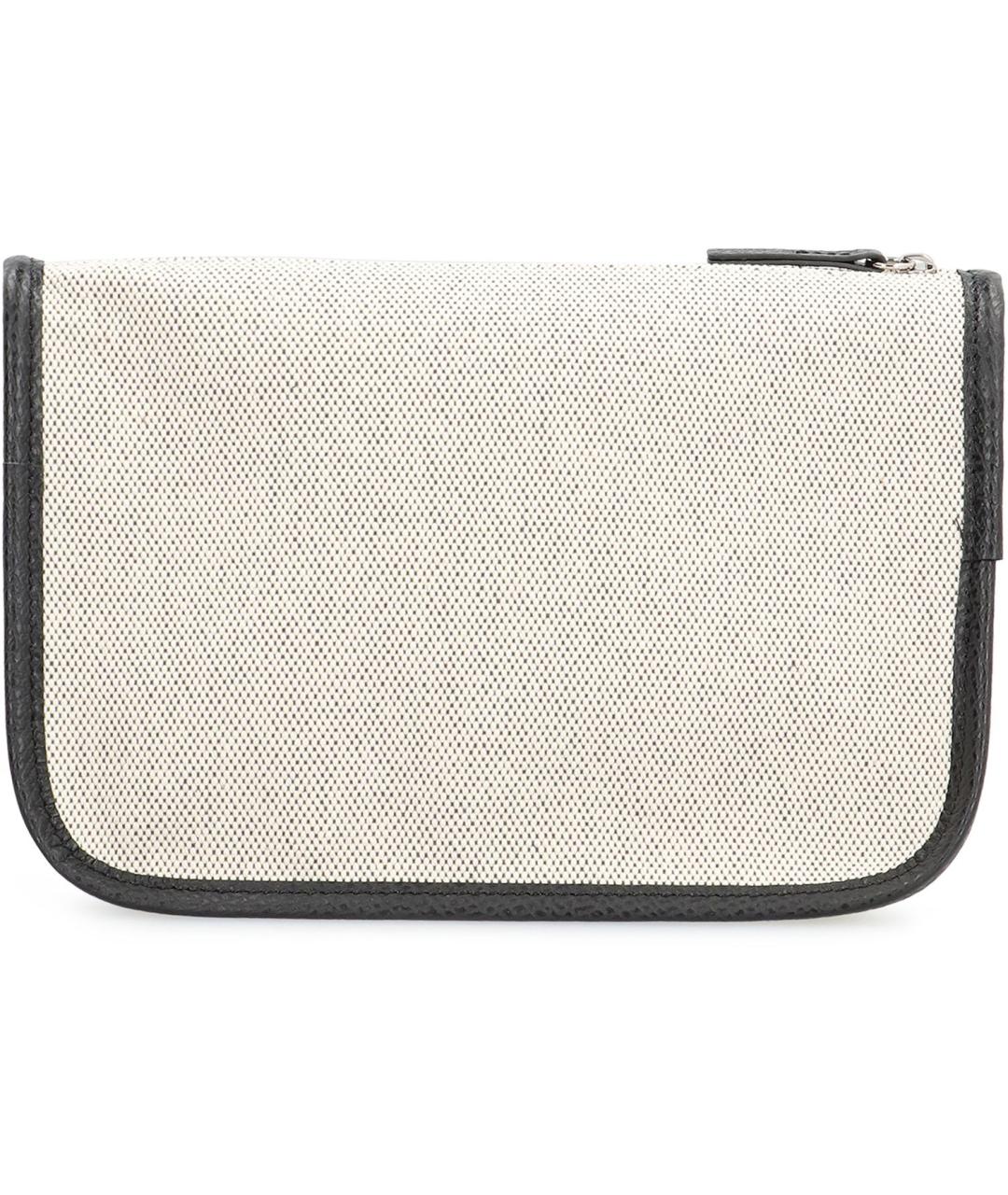 LONGCHAMP Белая хлопковая сумка через плечо, фото 3