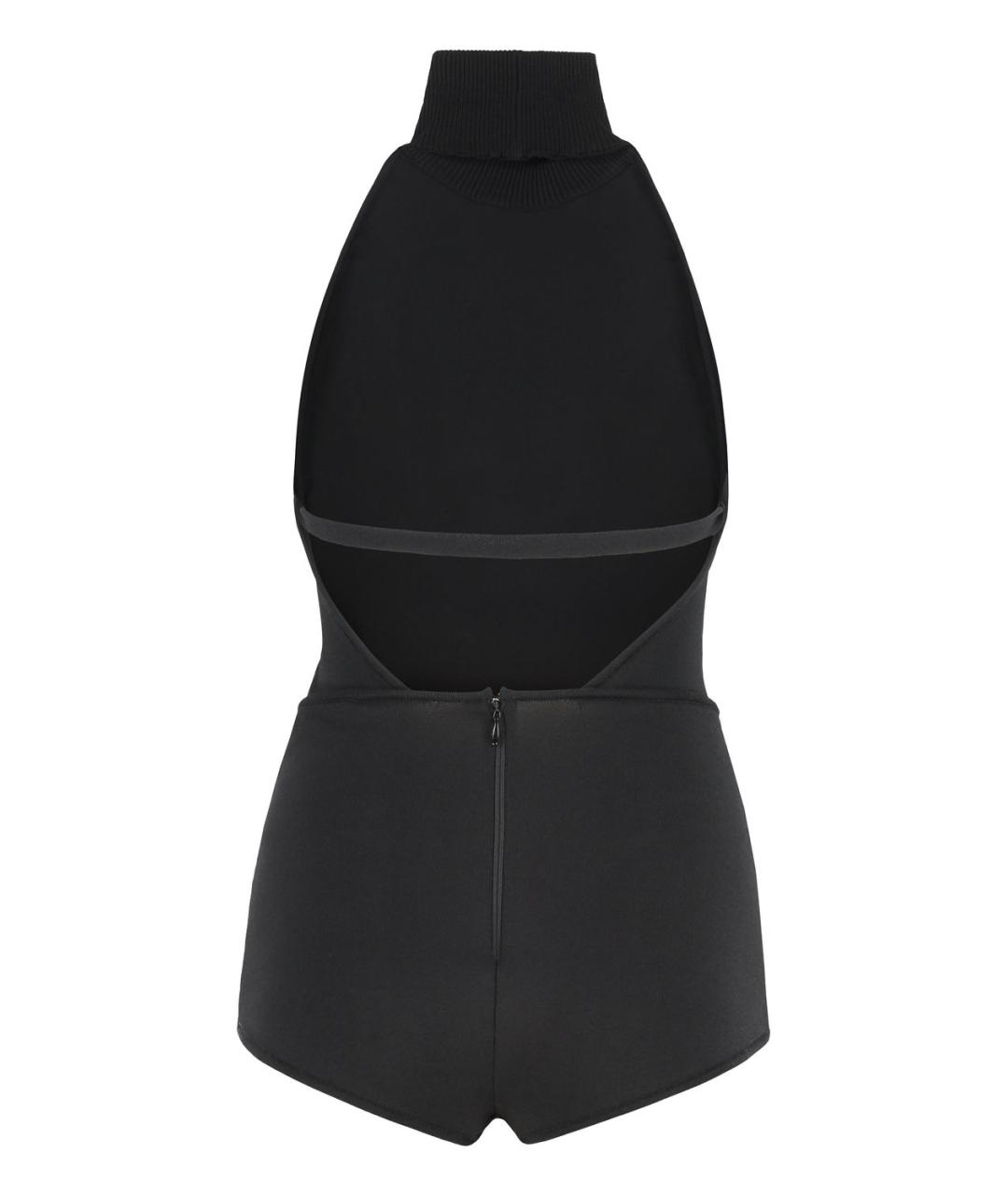 MAX MARA Черное полиэстеровое боди, фото 2