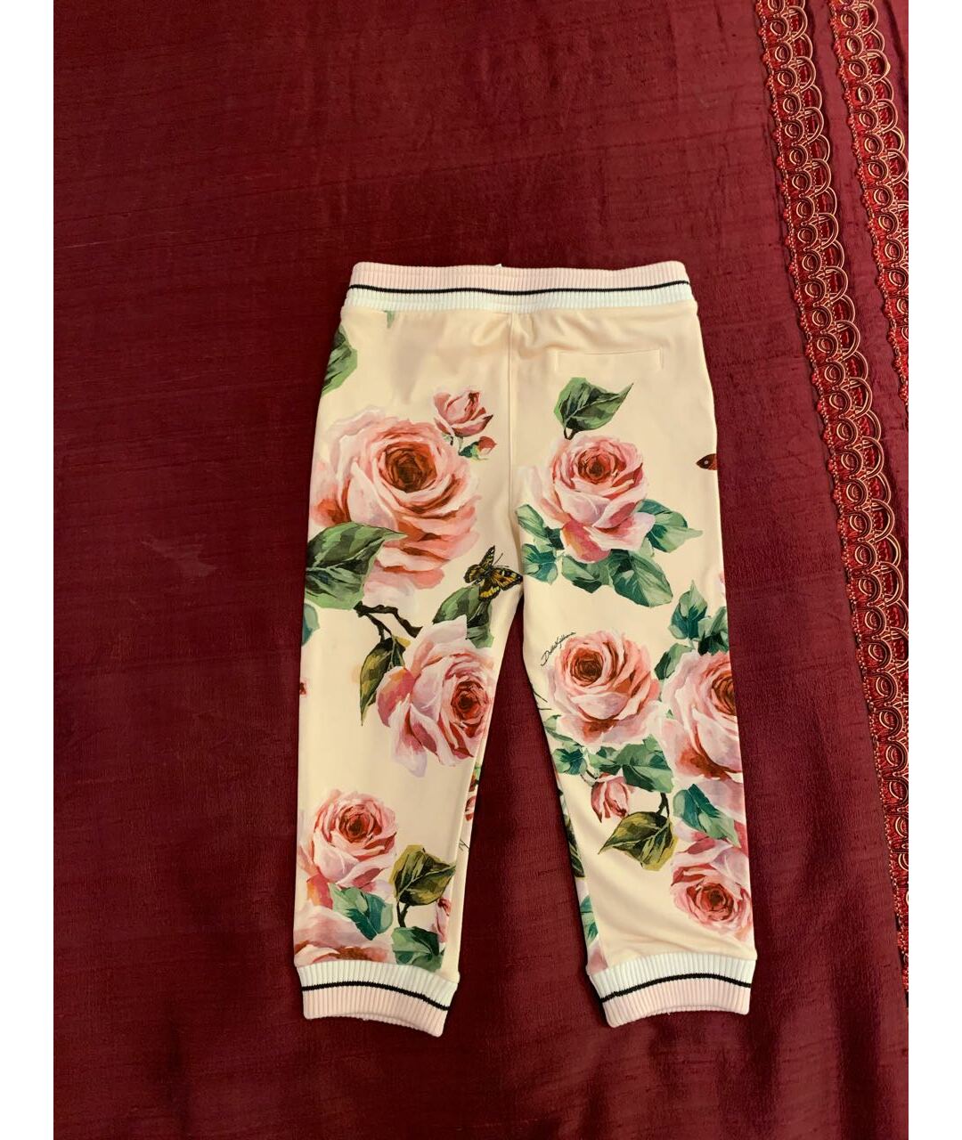 DOLCE & GABBANA KIDS Розовые хлопковые брюки и шорты, фото 2