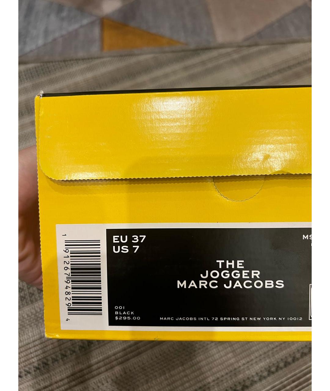 MARC JACOBS Черные текстильные кроссовки, фото 6