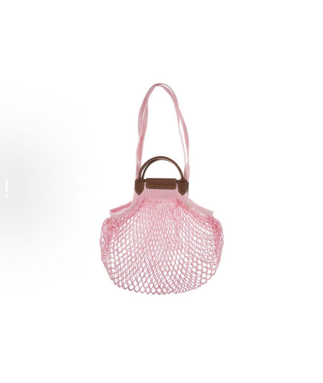 LONGCHAMP Розовая пляжная сумка, фото 2