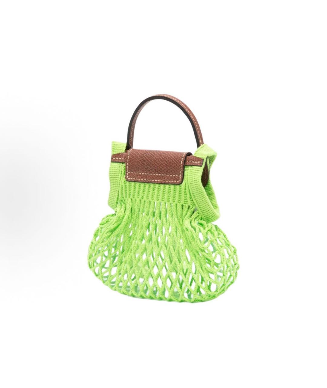 LONGCHAMP Салатовая пляжная сумка, фото 2
