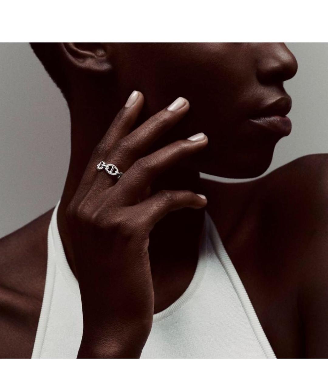 HERMES Серебряное серебряное кольцо, фото 4