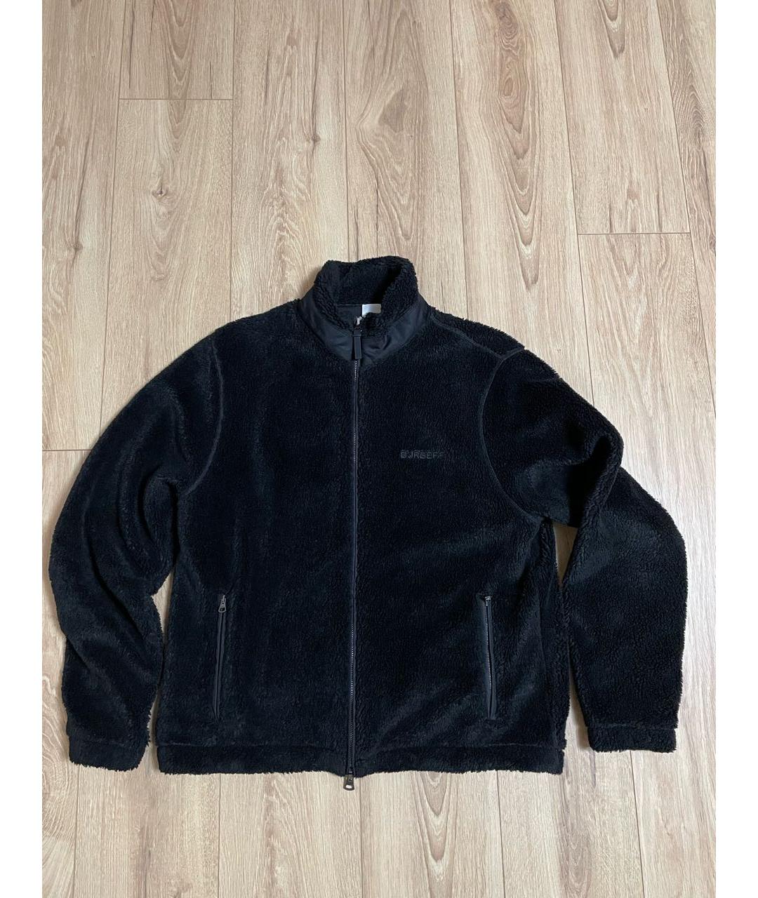 BURBERRY Черная полиэстеровая куртка, фото 9