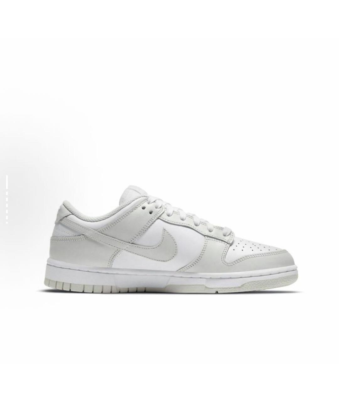 NIKE Белые кроссовки из искусственной кожи, фото 2