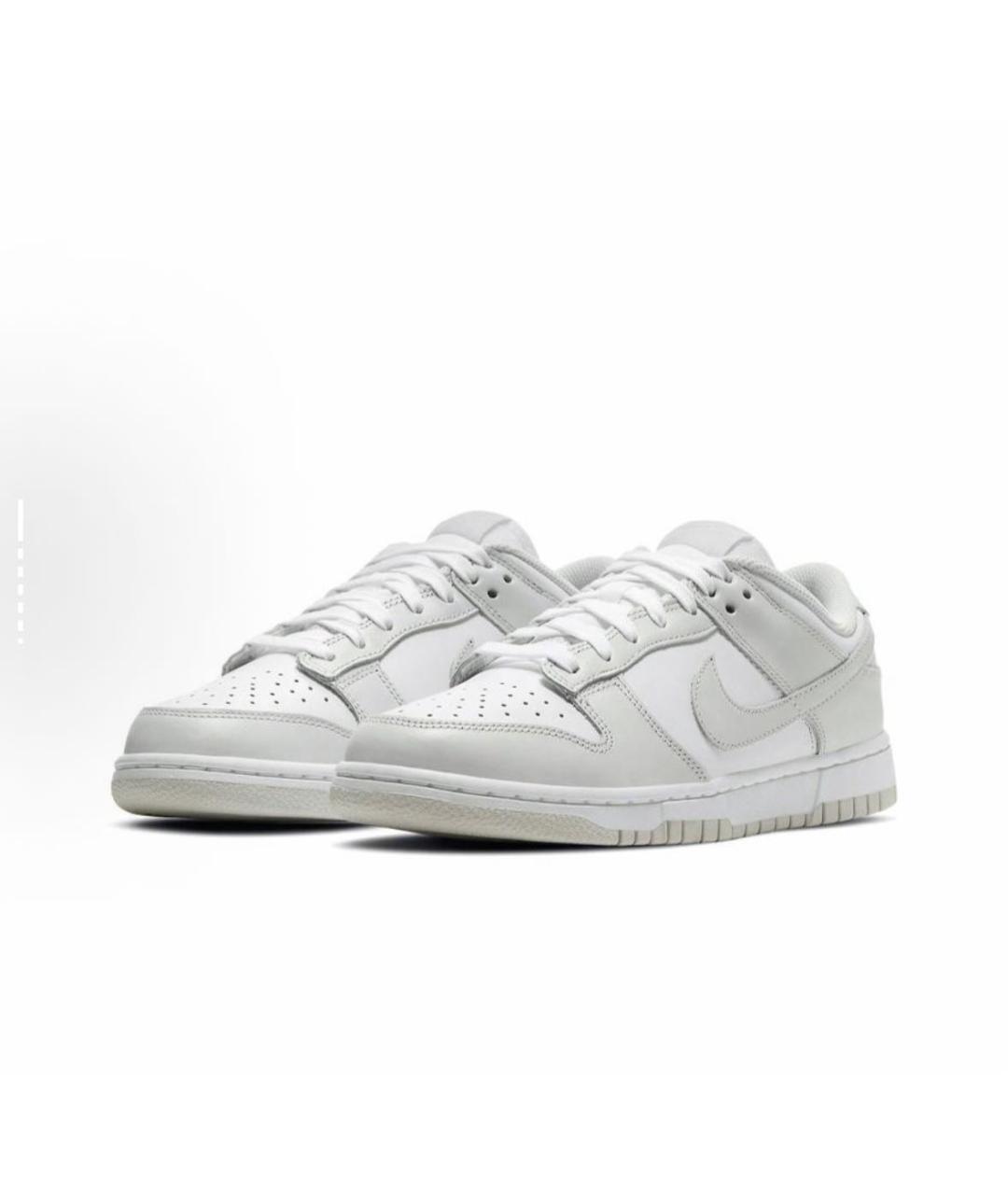 NIKE Белые кроссовки из искусственной кожи, фото 3