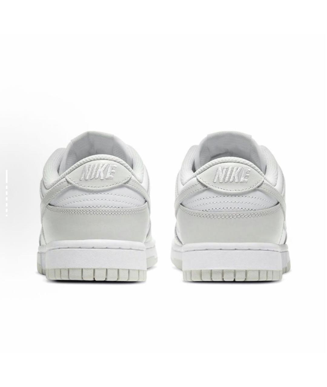 NIKE Белые кроссовки из искусственной кожи, фото 5