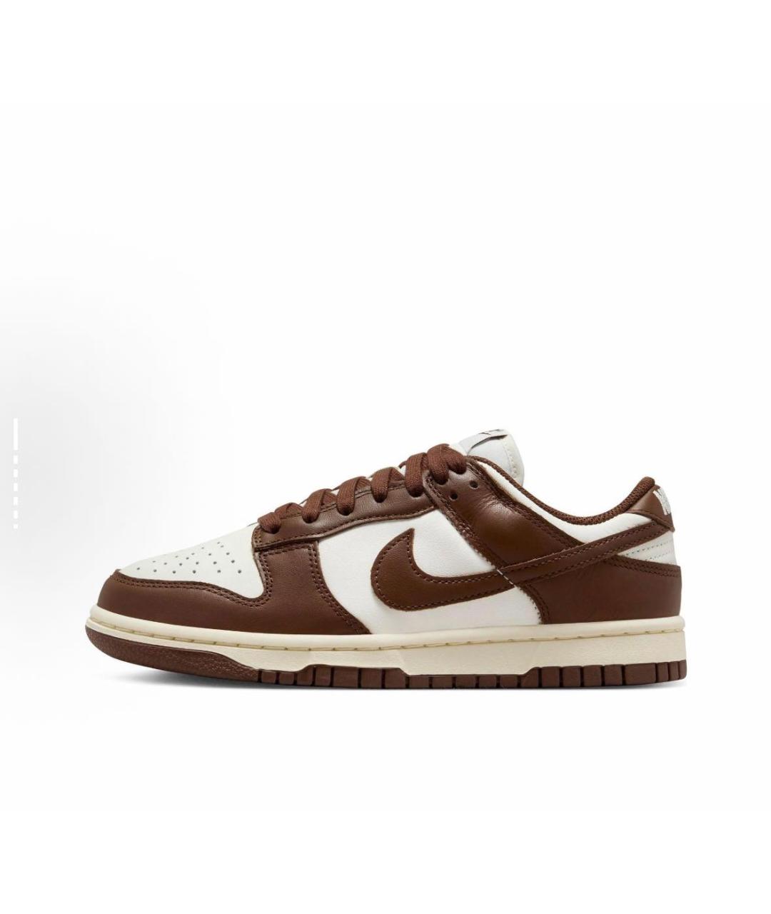 NIKE Коричневые кроссовки из искусственной кожи, фото 6