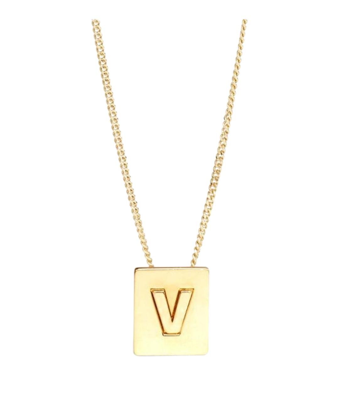 CELINE Золотая металлическая подвеска, фото 1