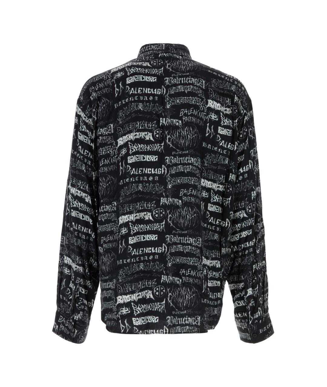 BALENCIAGA Черная кэжуал рубашка, фото 2