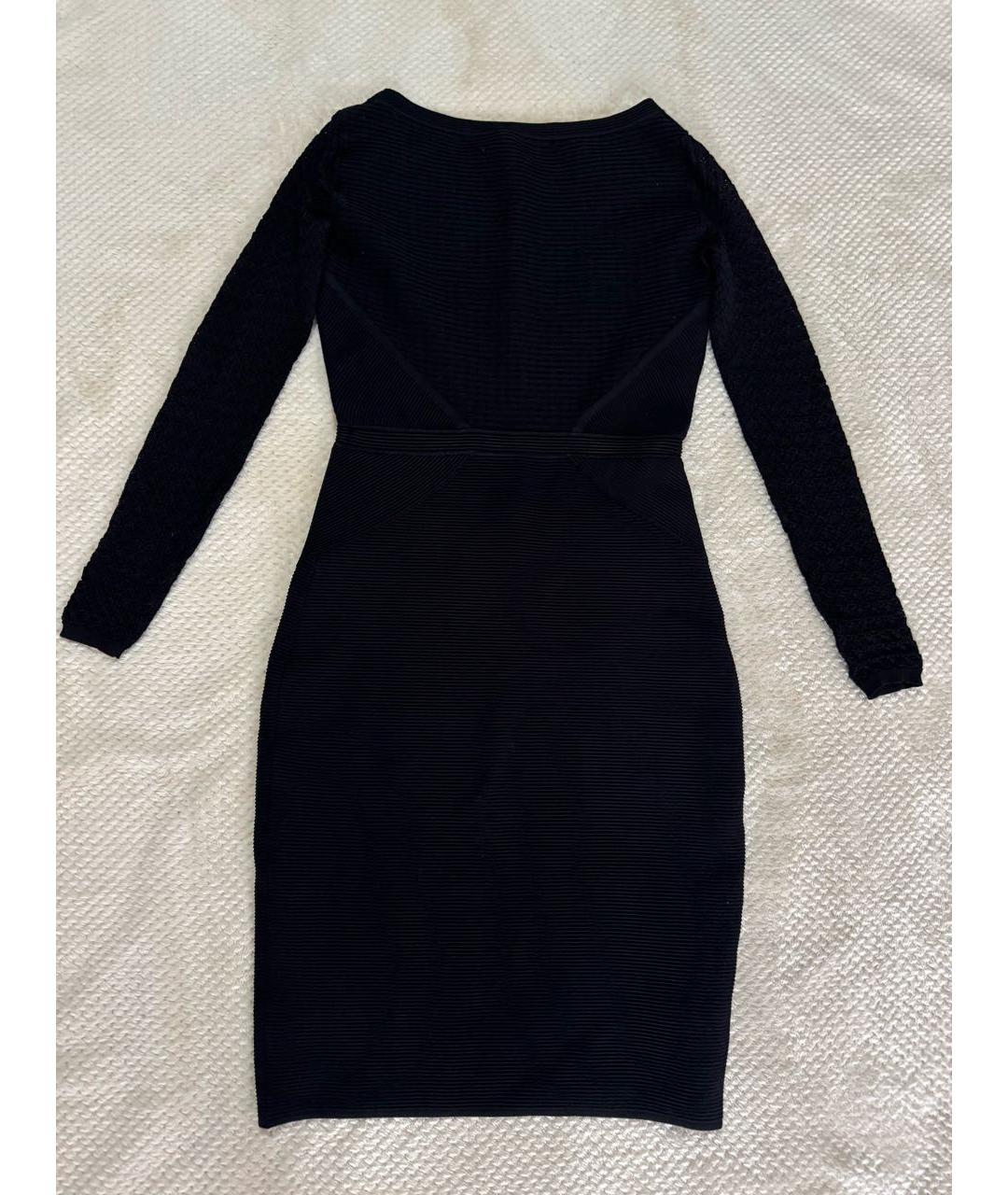 DIANE VON FURSTENBERG Черное вискозное повседневное платье, фото 2