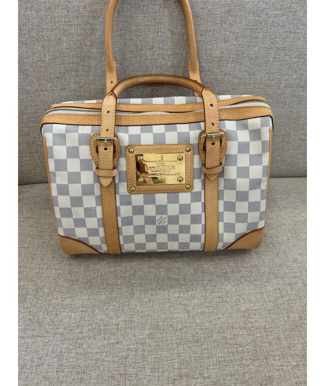 LOUIS VUITTON Бежевая сумка с короткими ручками, фото 5