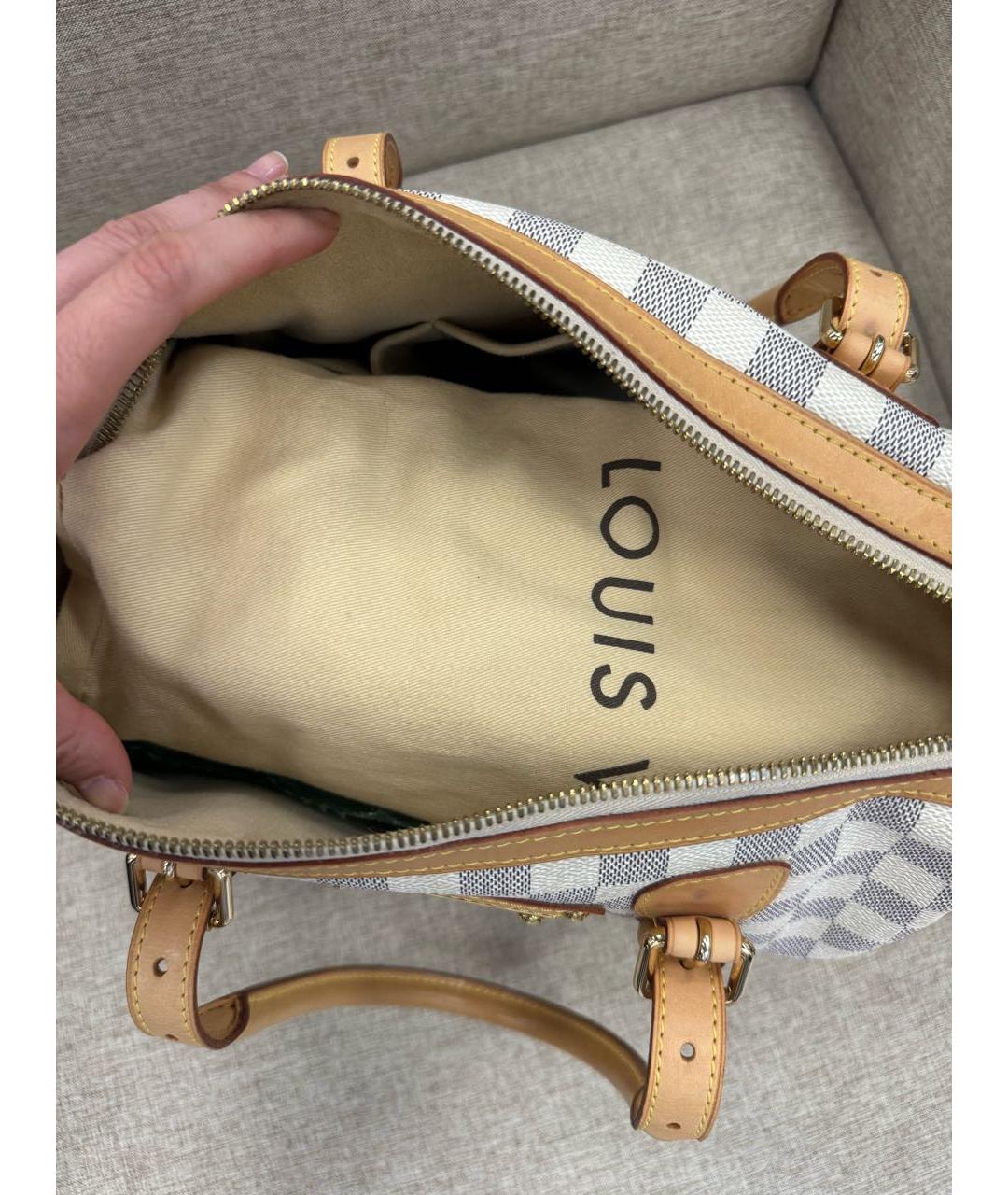 LOUIS VUITTON Бежевая сумка с короткими ручками, фото 4