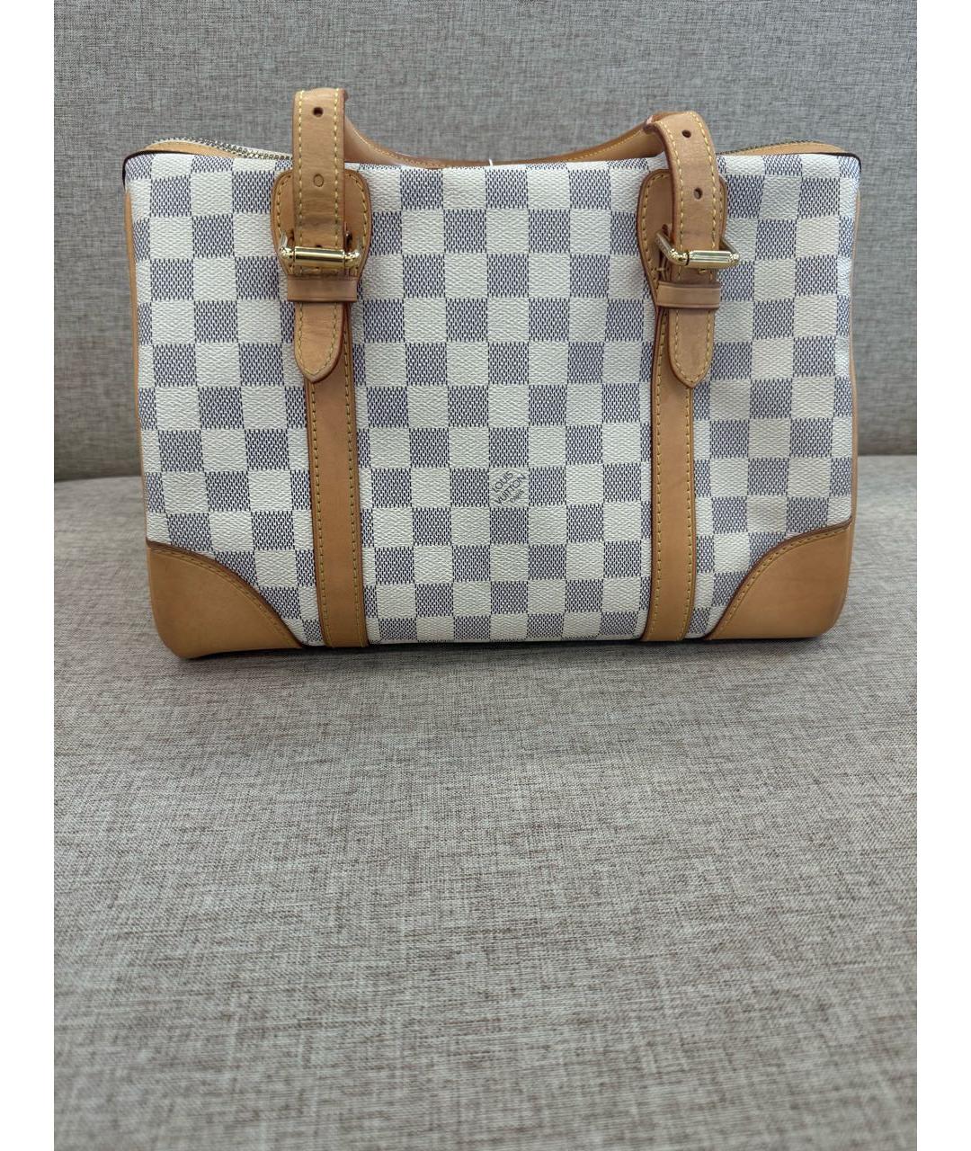 LOUIS VUITTON Бежевая сумка с короткими ручками, фото 3