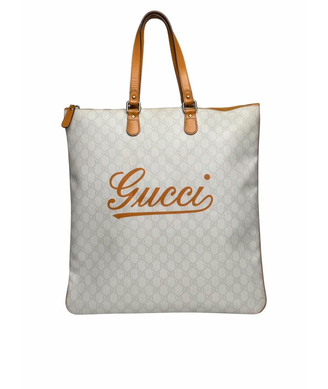 GUCCI Бежевая сумка тоут, фото 1