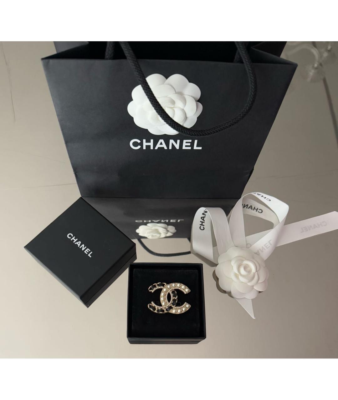 CHANEL Металлическая булавка / брошь, фото 2