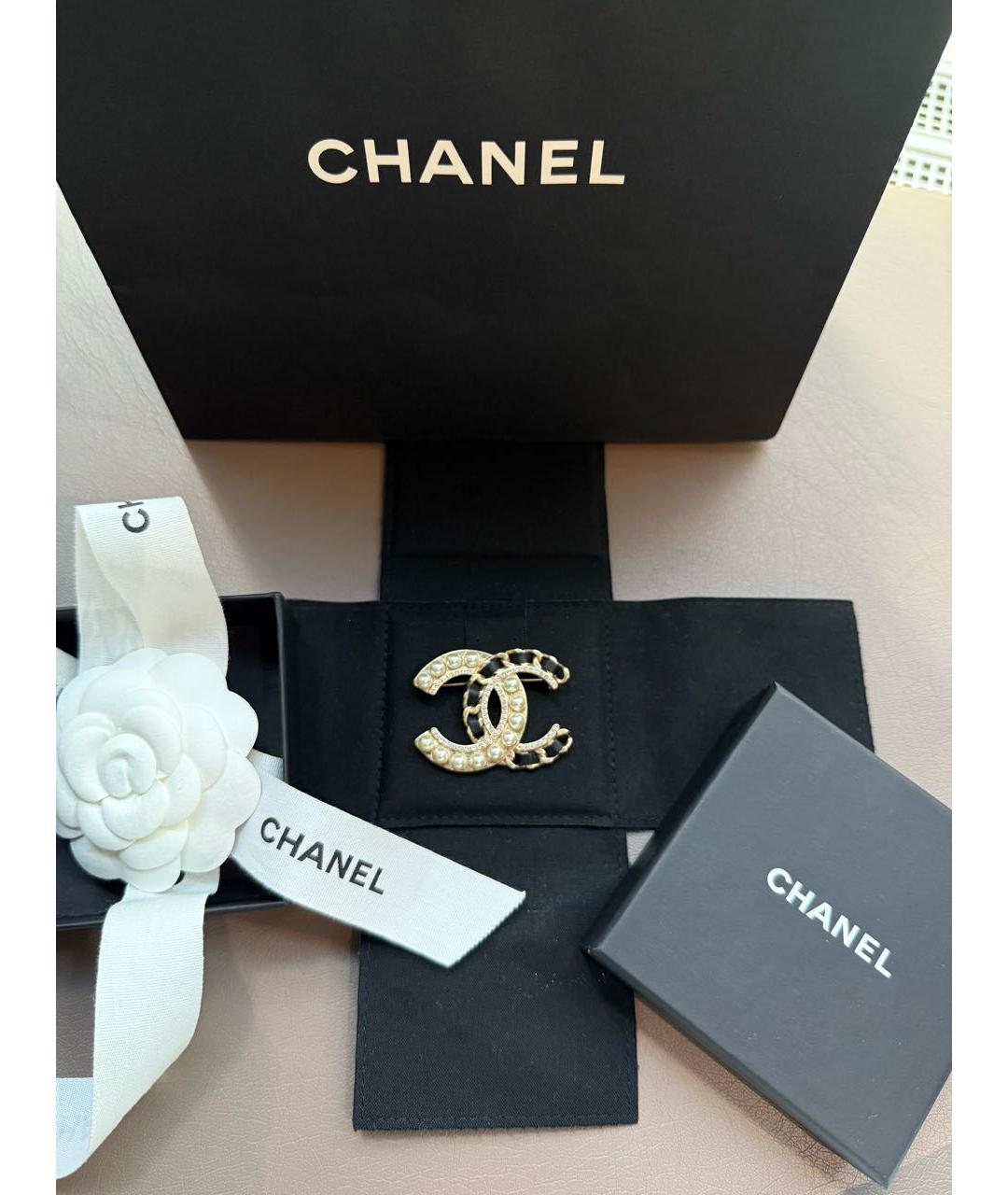 CHANEL Металлическая булавка / брошь, фото 2