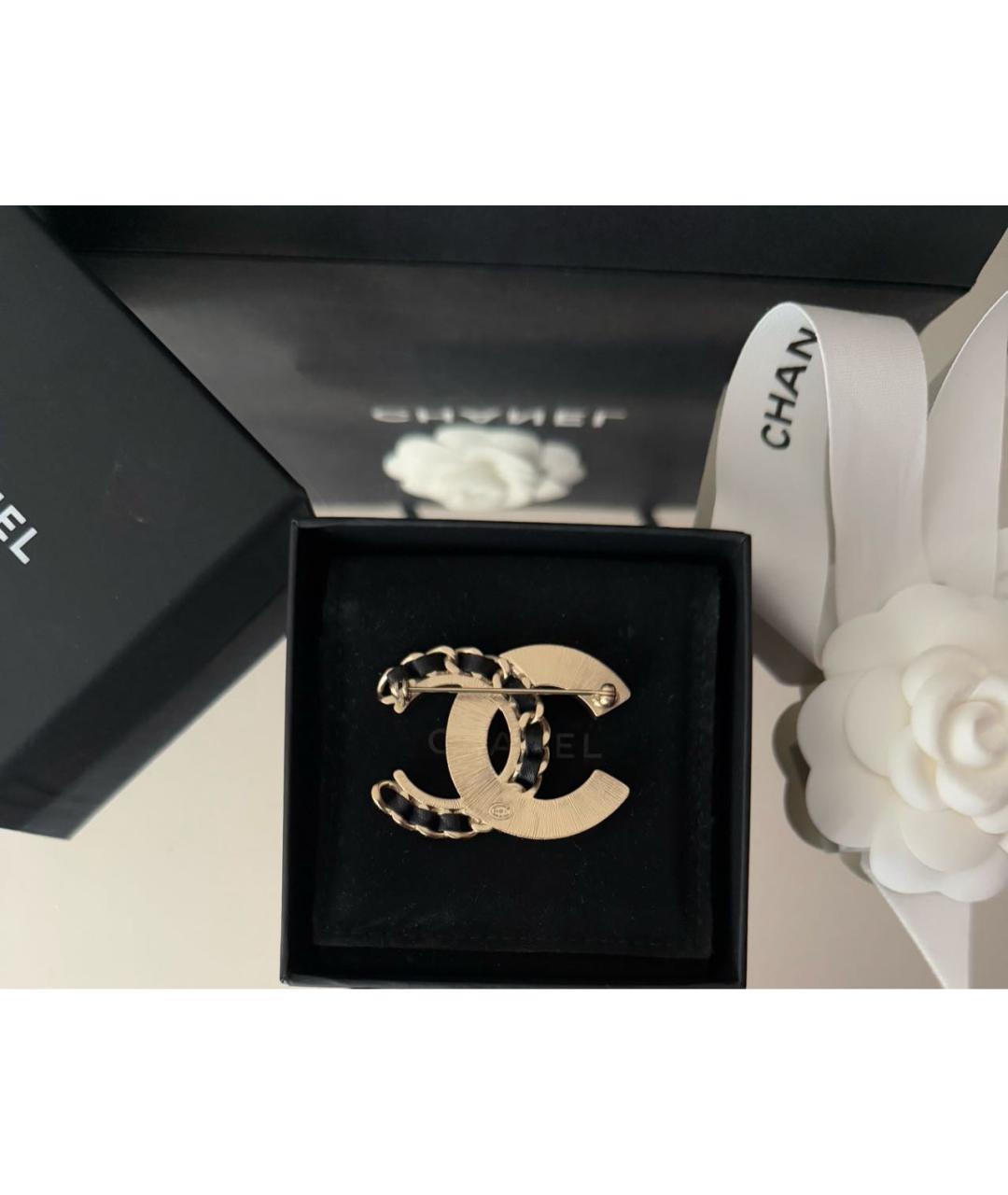 CHANEL Металлическая булавка / брошь, фото 4