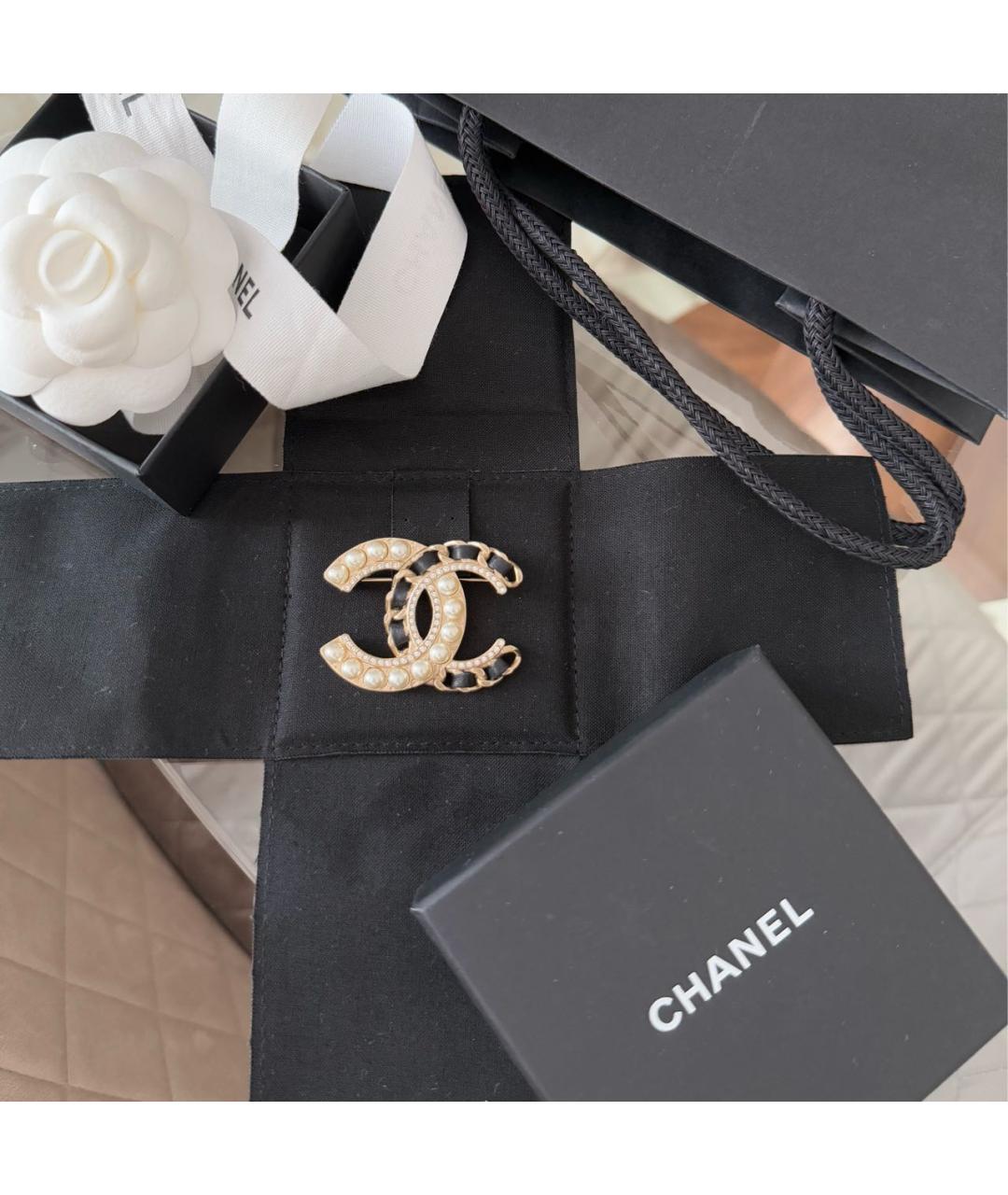 CHANEL Металлическая булавка / брошь, фото 2
