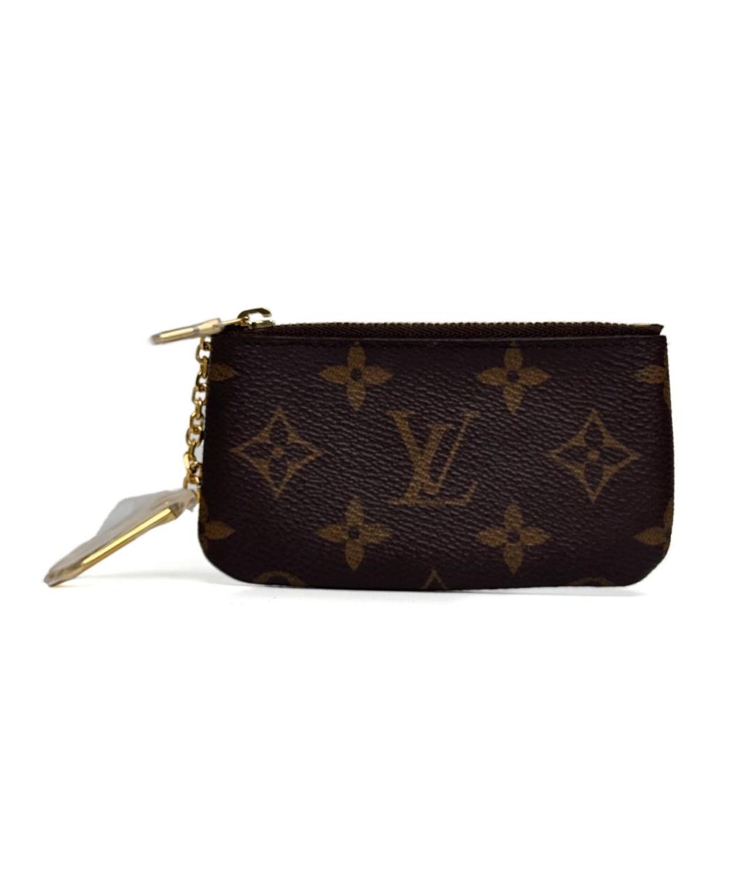LOUIS VUITTON Коричневая ключница, фото 3