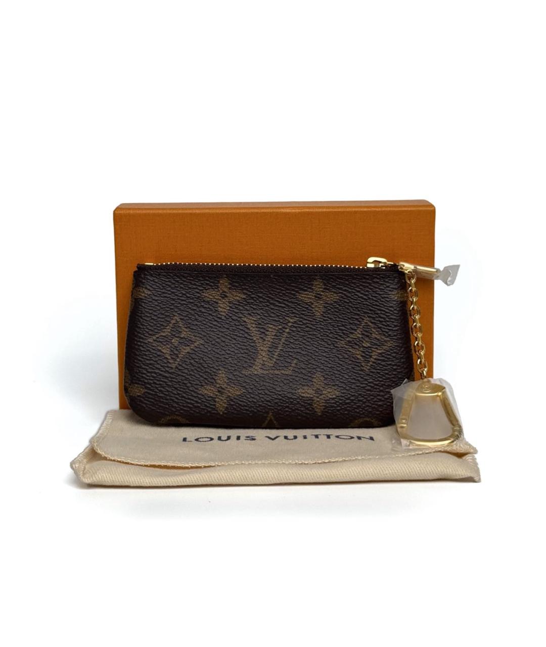 LOUIS VUITTON Коричневая ключница, фото 2