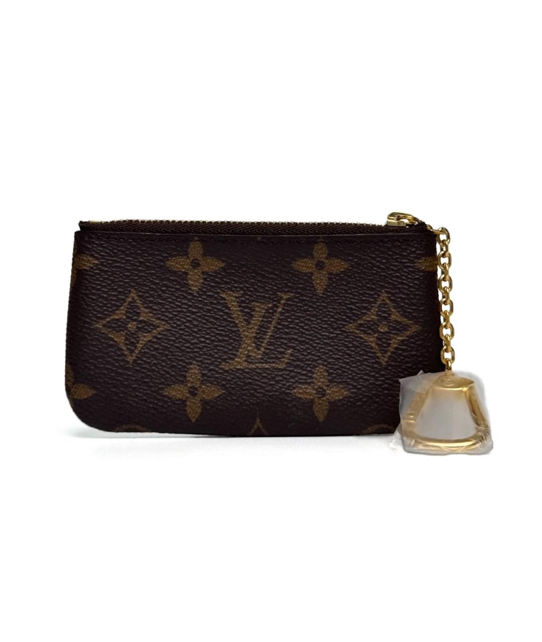 LOUIS VUITTON Коричневая ключница, фото 8