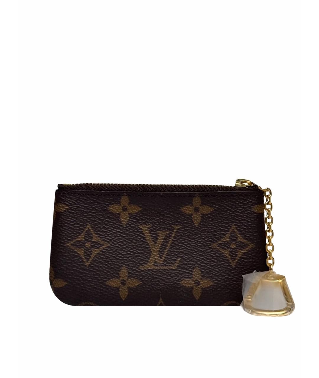 LOUIS VUITTON Коричневая ключница, фото 1