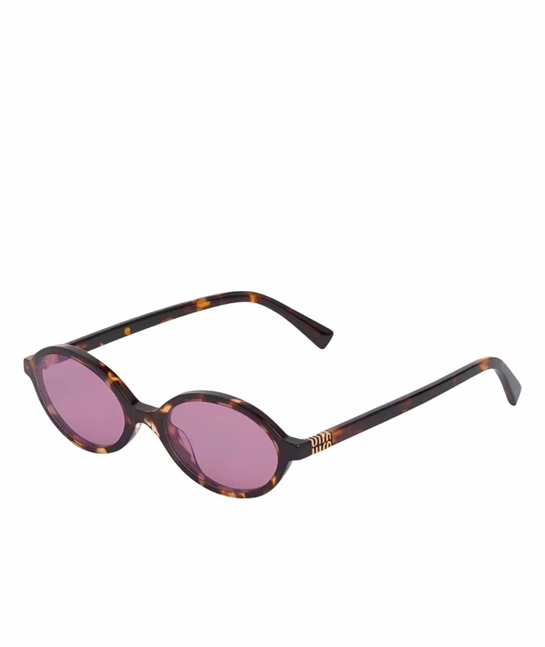 MIU MIU Розовые солнцезащитные очки, фото 1