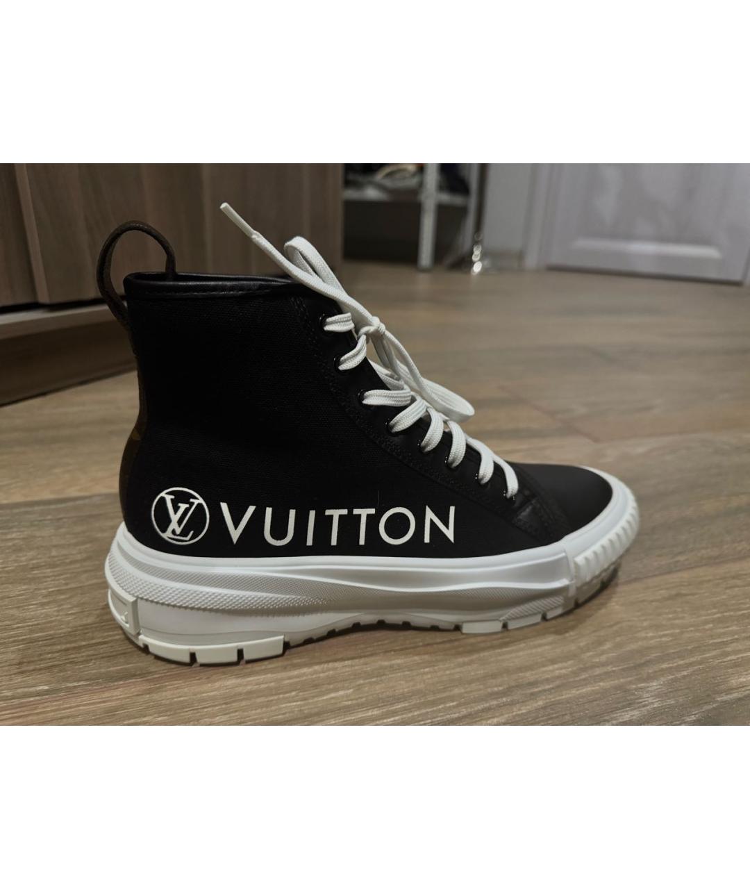 LOUIS VUITTON Черные кеды, фото 5