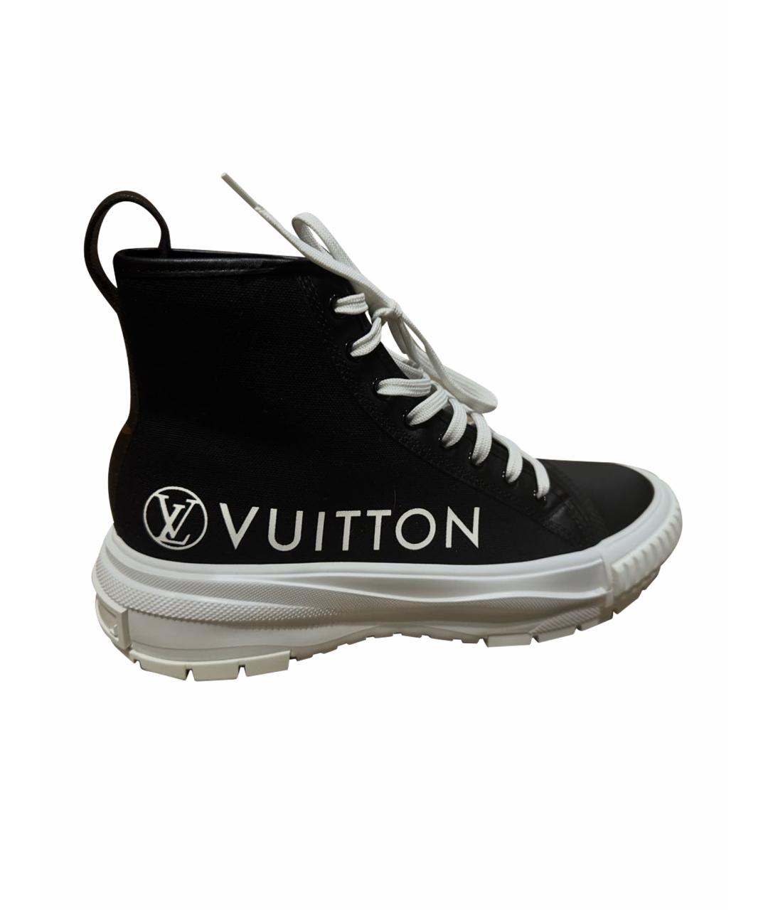 LOUIS VUITTON Черные кеды, фото 1