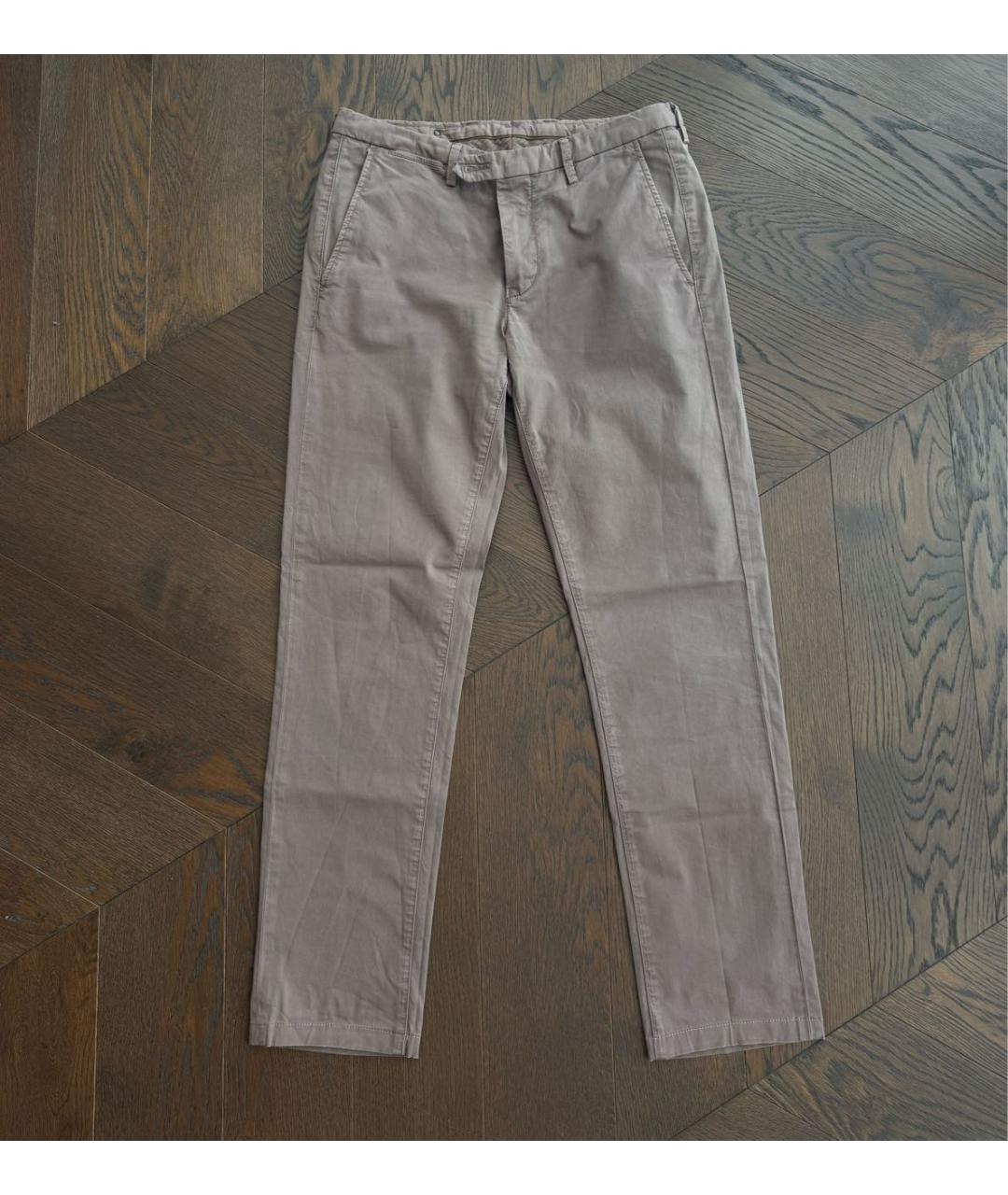 CORNELIANI Коричневые брюки чинос, фото 8