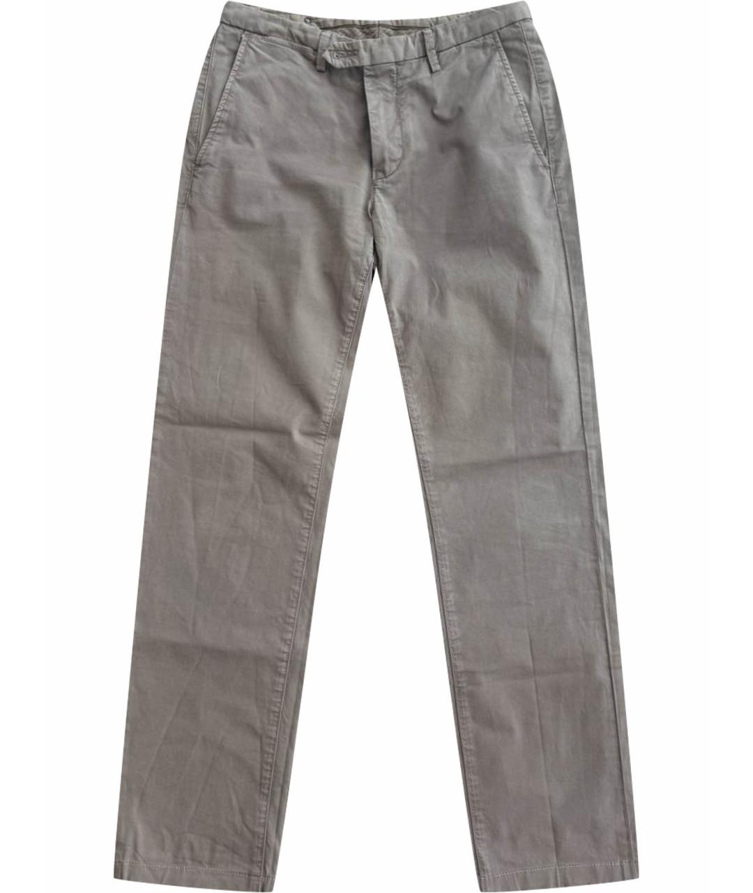 CORNELIANI Коричневые брюки чинос, фото 1