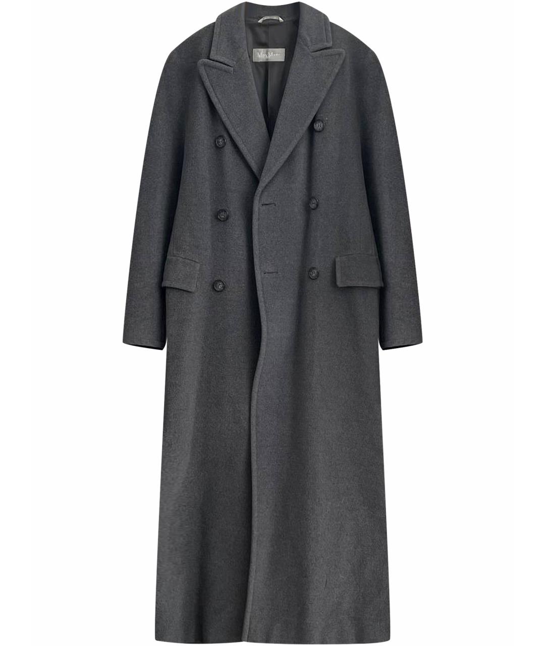 MAX MARA Серое шерстяное пальто, фото 1