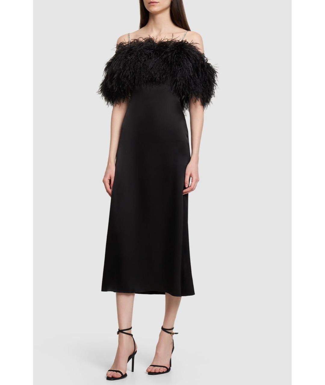 DAVID KOMA Черное коктейльное платье, фото 6
