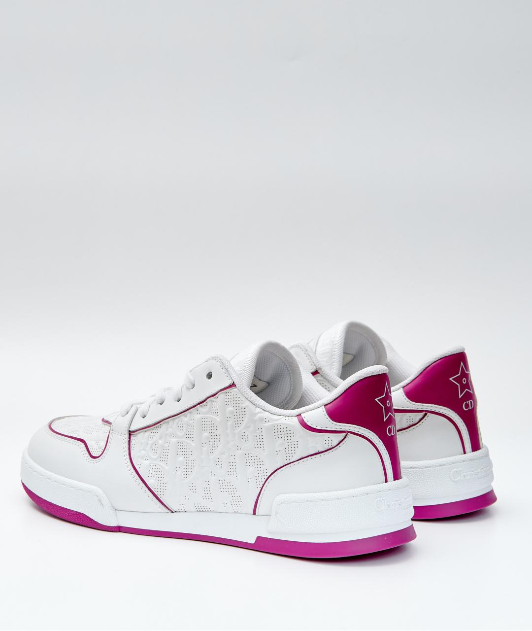 CHRISTIAN DIOR Белые кожаные кроссовки, фото 3