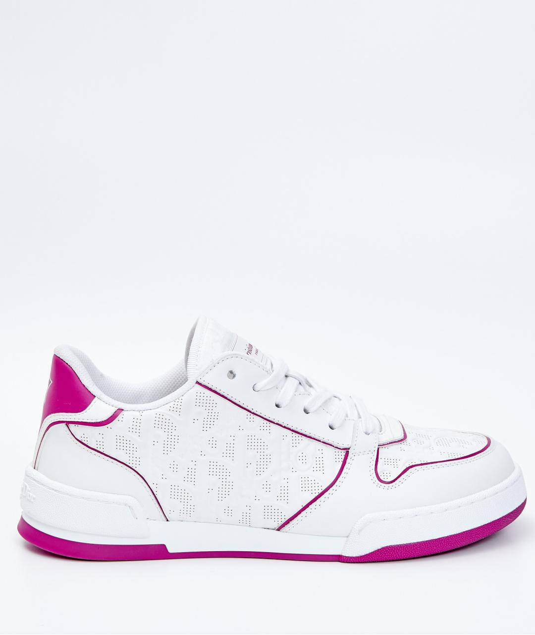 CHRISTIAN DIOR Белые кожаные кроссовки, фото 9