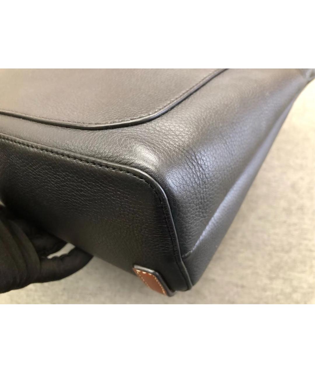 LOEWE Черный кожаный рюкзак, фото 6