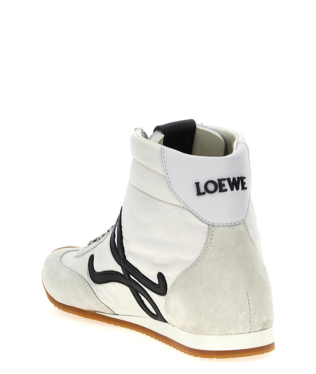 LOEWE Белые кроссовки, фото 3