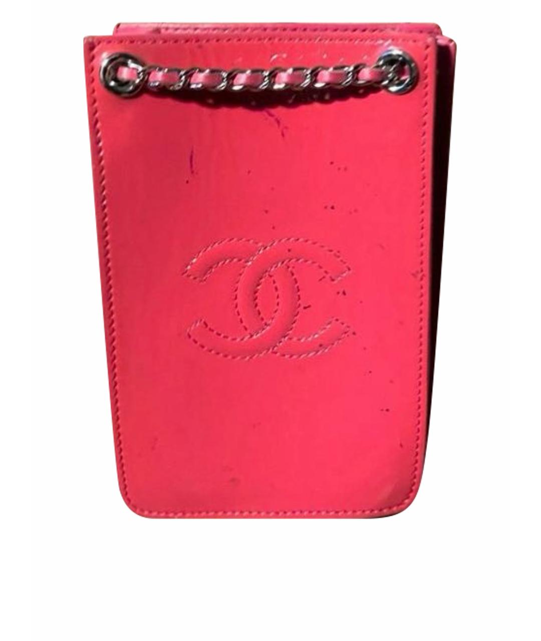 CHANEL Красная сумка через плечо из лакированной кожи, фото 1