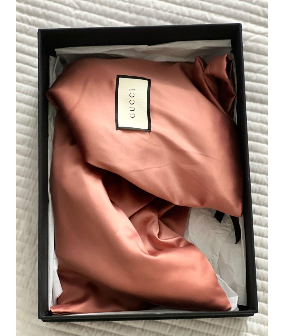 GUCCI Красные туфли из экзотической кожи, фото 7