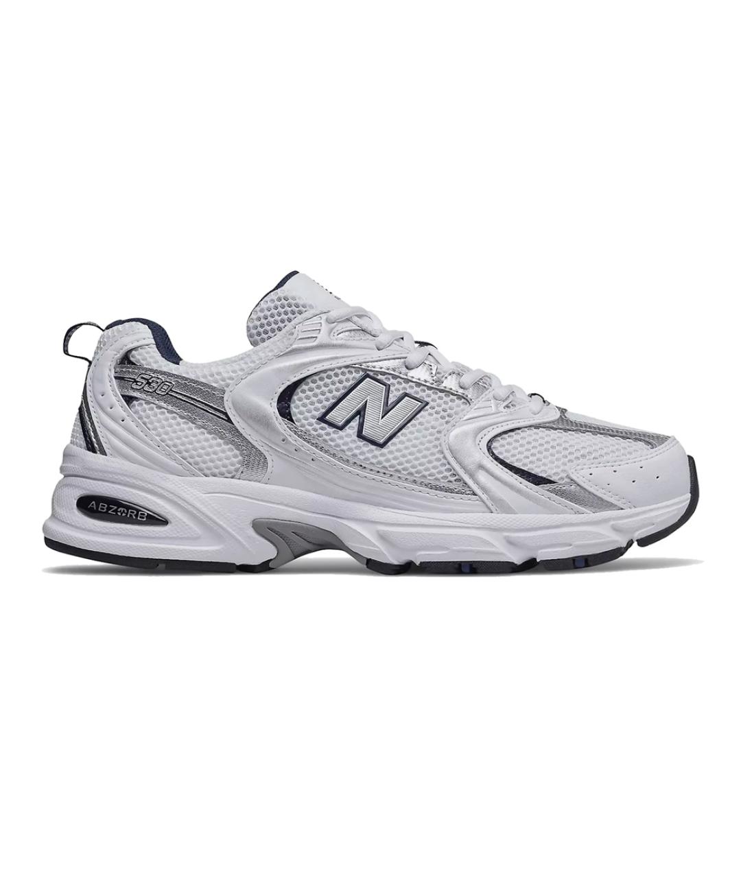 NEW BALANCE Черные кожаные низкие кроссовки / кеды, фото 6