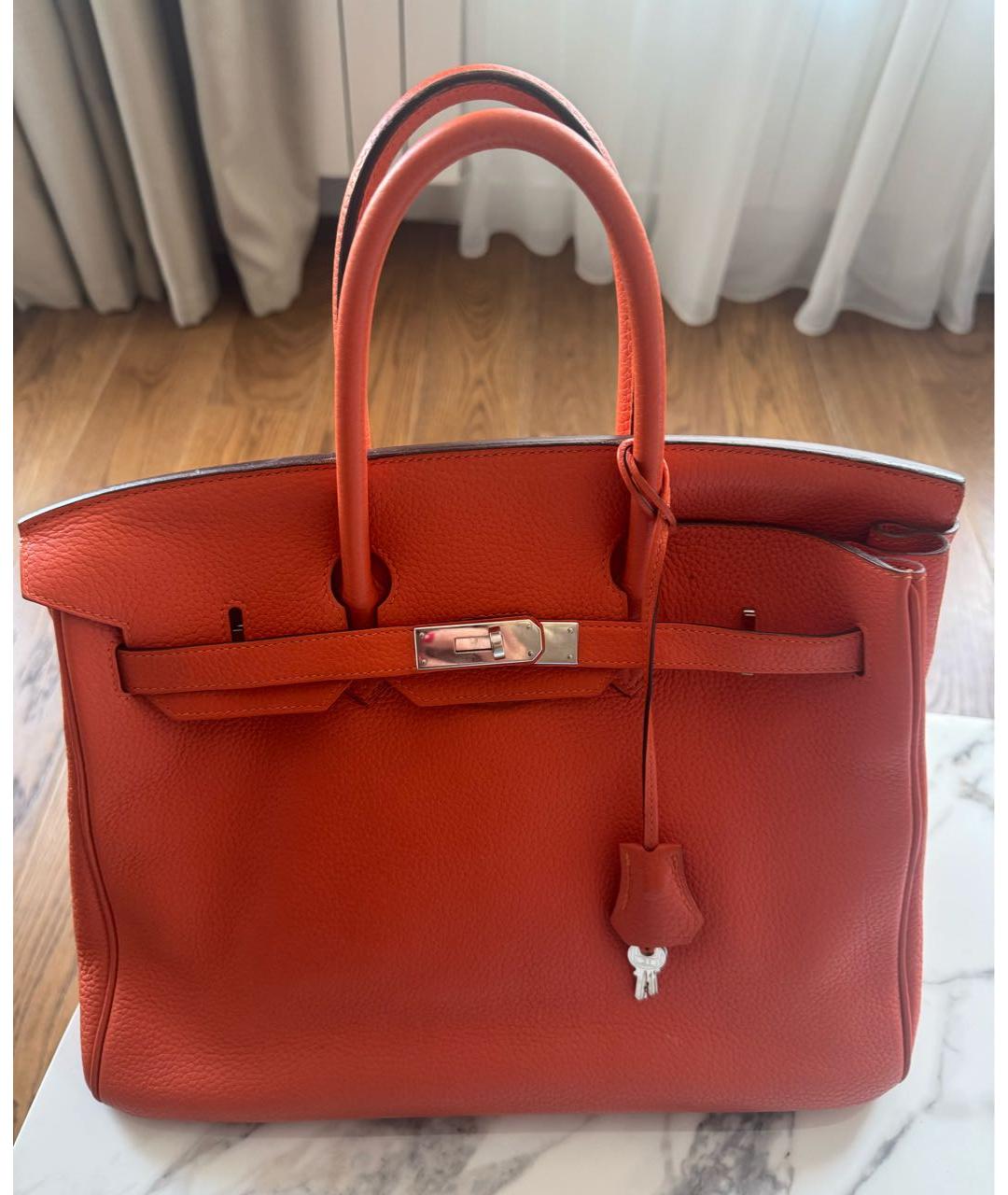 HERMES Мульти кожаная сумка с короткими ручками, фото 8