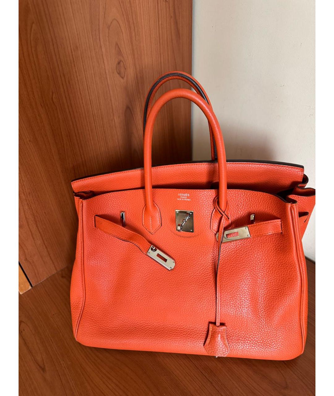 HERMES Мульти кожаная сумка с короткими ручками, фото 9