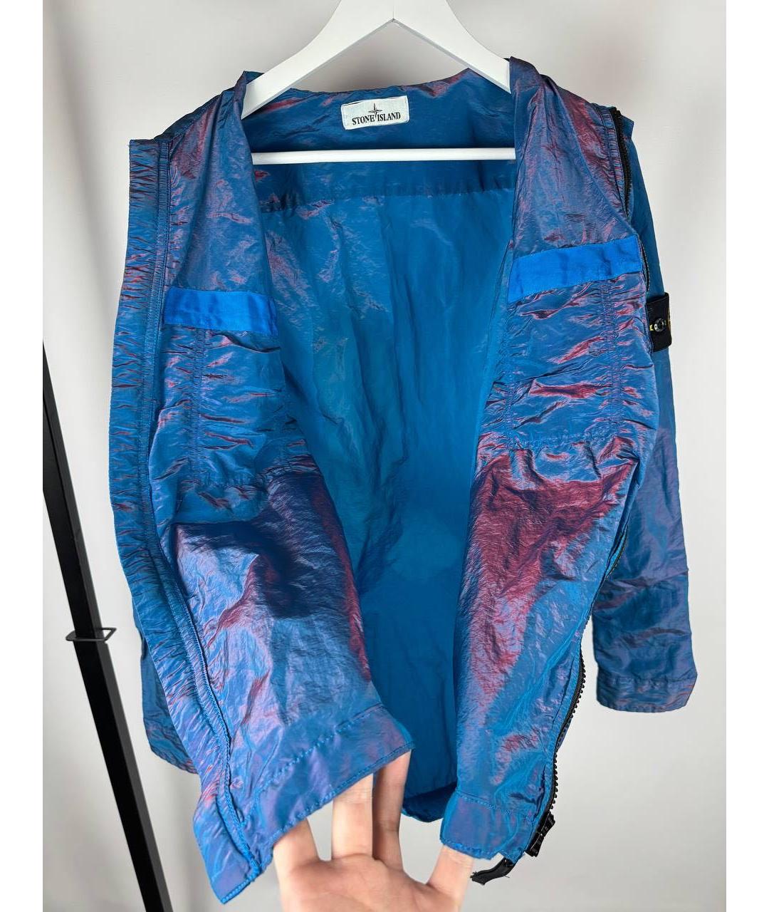 STONE ISLAND Голубая куртка, фото 5