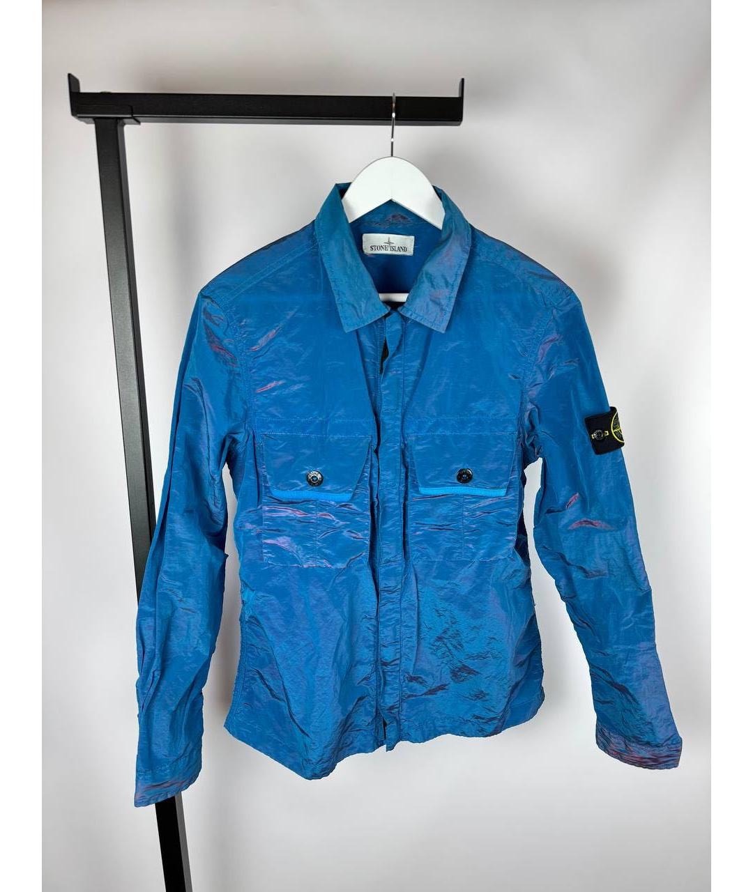 STONE ISLAND Голубая куртка, фото 2