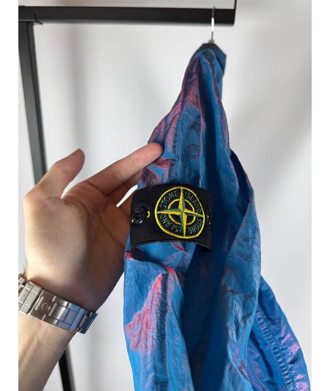 STONE ISLAND Голубая куртка, фото 3