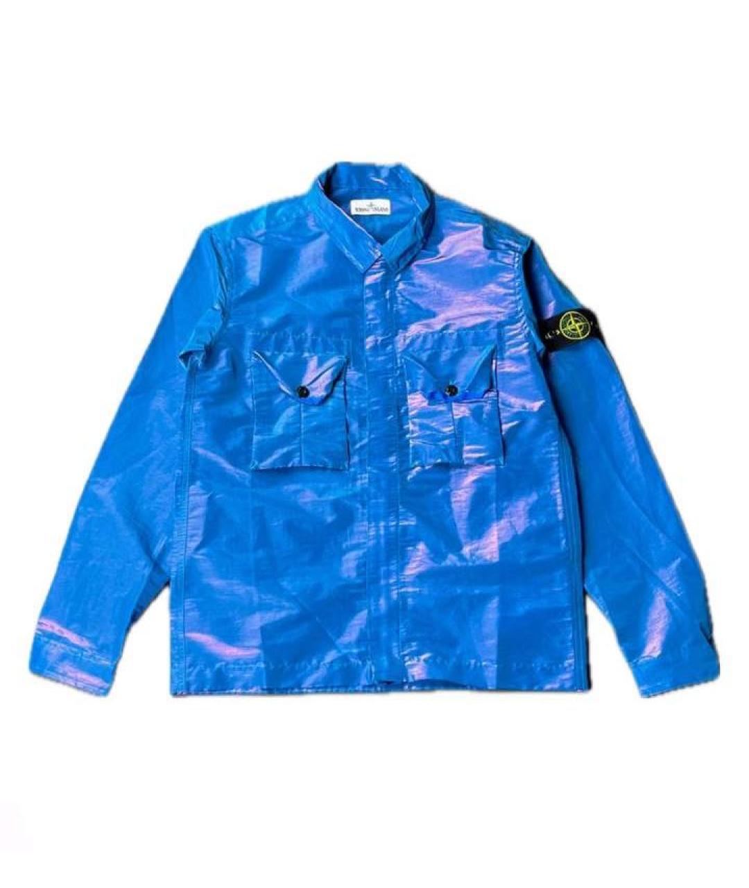 STONE ISLAND Голубая куртка, фото 1