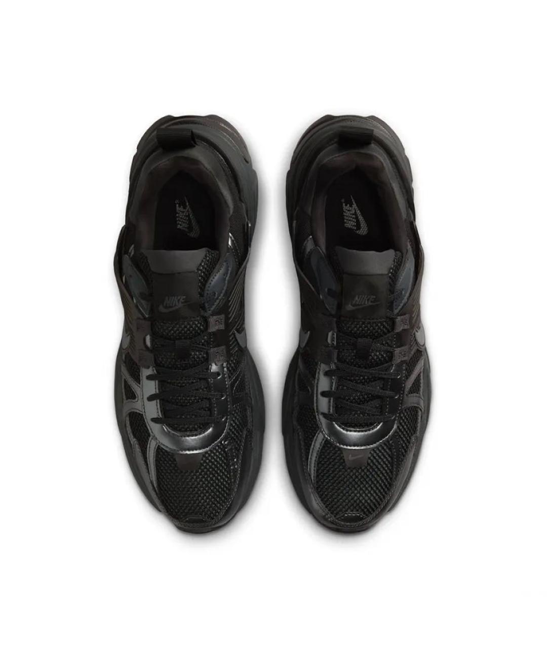 NIKE Черные текстильные низкие кроссовки / кеды, фото 3