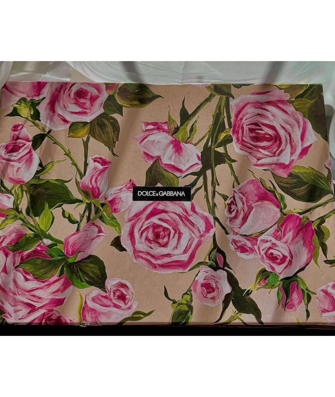 DOLCE&GABBANA Мульти текстильные ботфорты, фото 3