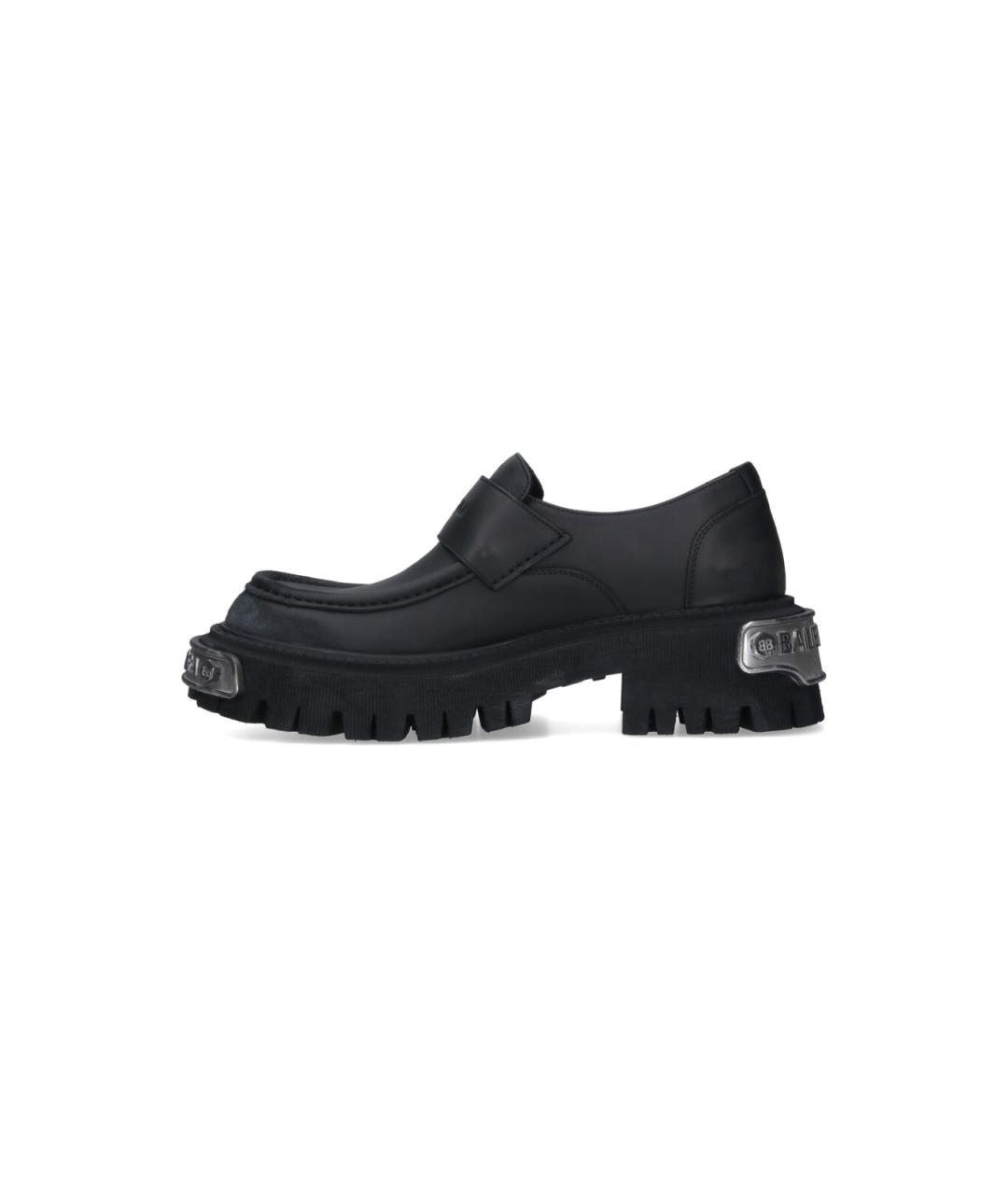 BALENCIAGA Черные кожаные лоферы, фото 3